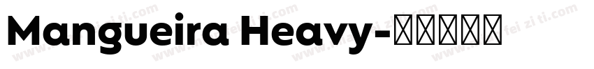 Mangueira Heavy字体转换